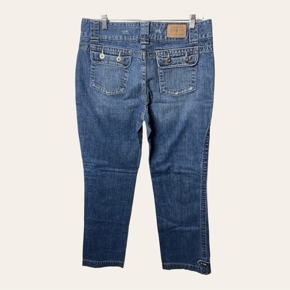 0846. MAURICES DENIM JEANS SIZE 9/10 MEDIUM‎ WASH IN COLOR - Picture 6 of 9